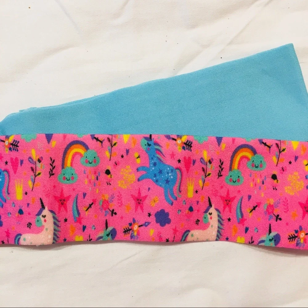 NWT UNICORN HEADBANDS,COSMETIC BAG, SOCKS LIP GLOSS